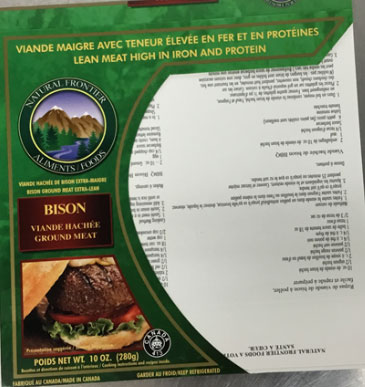 Natural Frontier Foods - Bison – ground meat