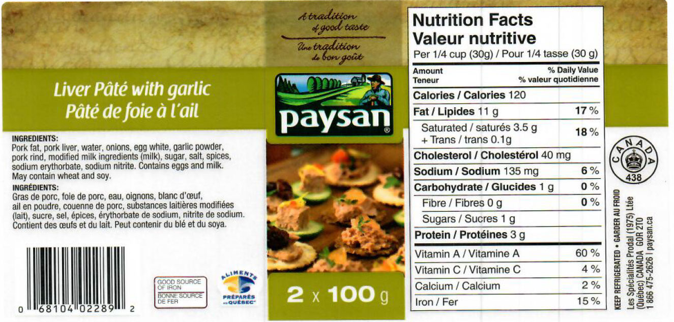 Paysan Liver Pâté with garlic