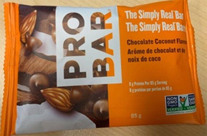Probar: The Simply Real Bar, Chocolate Coconut Flavour - 85 g