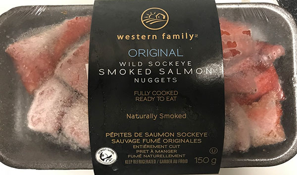 Western Family - Pépites de saumon sockeye sauvage fumé originales