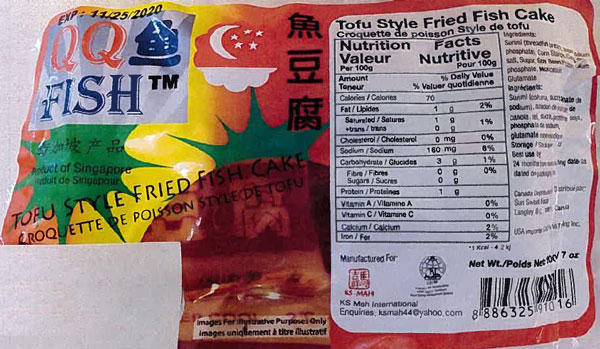 QQ Fish&nbsp;&ndash; Tofu Style Fried Fish Cake&nbsp;&ndash; 200&nbsp;grams
