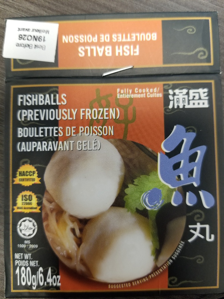 Fishballs (previously frozen)