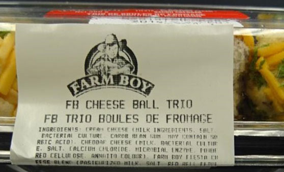Farm Boy Cheese Ball Trio – 360 grams (side)