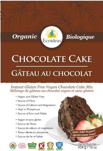 Ecoideas&nbsp;&ndash; Chocolate Cake Mix&nbsp;&ndash; 454 grams